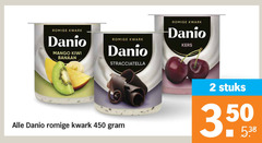  2 50 450 romige kwark danio mango kiwi banaan stracciatella kers stuks 