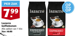  lazarro koffiebonen 1 zak zakken kilo espresso dark roast coffee beans 