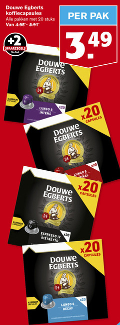  douwe egberts koffiecups 6 8 12 20 koffiecapsules pakken stuks 2 tefal pak aluminium capsules gebruiken meester lungo koffiebranders joure espresso ristretto decaf nespresso koffiemachines 