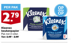  kleenex keukenpapier 2 pak rollen 1 sheet select flexi clean fast bestron and longer lasting water lock ultra strong when wet absorption maxi xl rolls 