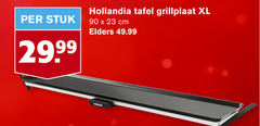  23 90 stuk hollandia tafel grillplaat xl cm elders 