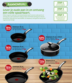  1 2 3 20 24 28 lever oude pan volle spaarkaart keukenkastje flinke nieuwe keramische tefal aanschaffen bespaar geld duurzaam stap zoek kassa koekenpan cm hapjespan deksel wokpan 