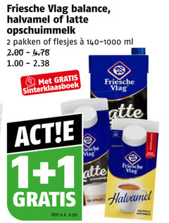  friesche vlag koffiemelk 1 2 balance halvamel latte opschuimmelk pakken ml sinterklaasboek liter v.a. holle 