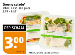  300 groene salade schaal caesar kilo v.a. m.u.v rauwkost 