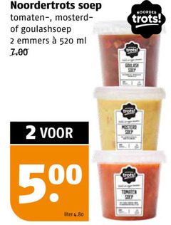  2 500 noordertrots soep tomaten mosterd goulashsoep emmers ml noorder trots liter goulash mustard 