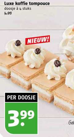  tompoucen 4 luxe koffie tompouce doosje stuks 