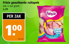  100 150 frisia gesuikerde ruitspek zak kilo diamond mallows 