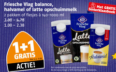  friesche vlag koffiemelk 1 2 50 balance halvamel latte opschuimmelk pakken ml sinterklaasboek liter v.a. combinatie kassa 