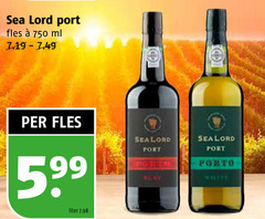  750 sea lord port fles ml liter sealord porto ruby 