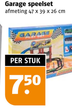  26 750 garage speelset cm play stuk 