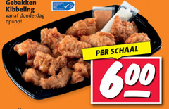  600 gebakken kibbeling schaal 