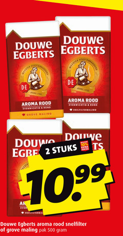  douwe egberts koffie 2 500 meester joline aroma rood evenwichtig rond grove maling fond douw stuks snelfilter pak 