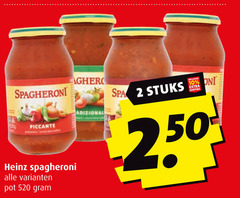  2 10 spagheroni piccante spa stuks heinz pot 