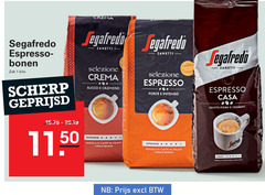  segafredo koffiebonen 1 crema espresso bonen zak kilo zanetti selezione premium choice scherp geprijsd ricco cremoso caffee gram whole beans forte intenso casa gusto caffe bean 