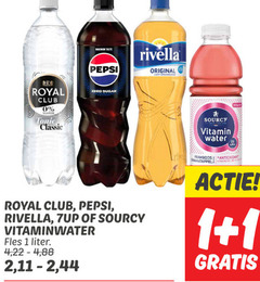  1 taste rivella pepsi original royal club suiker tonic classic zero sugar sourcy vitaminwater fles liter 4 2 44 vitamin water framboos antioxidant vitae 