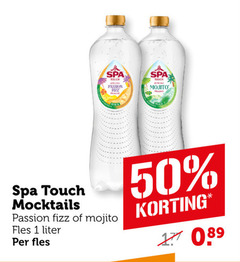  1 50 spa touch passion mojito fles liter 