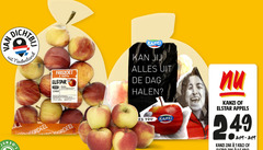  1 22 nederland friszoet sappig elstar jumbo 5 kilo klasse oorsprong maat 65-75 mm voordeel kanzi dag you appels zak 