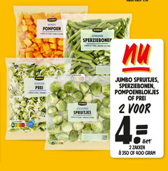  2 4 46 350 400 jumbo blokjes pompoen koken min oven gesneden prei wokken nutri score planet gebroken sperziebonen geschoonde spruitjes pompoenblokjes zakken 