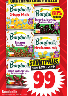  60 99 bonduelle crispy mais bite taste zwarte bonen haricots noirs nutri score linzen lentilles bit mexicana mix rode rouges blik 