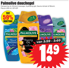  250 palmolive douchegel pampering oil mineral massage hydrating gel sauna retreat bloom flacon ml natural origin mood boosting fragrance thermal with sea salt and aloe shower macadamia arona 