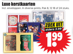  8 12 18 24 luxe kerstkaarten enveloppen prints pak stuks christmas kerstdagen fijne feestdagen zoek elders 3.99 