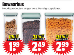  1 bewaarbus langer vers stapelbaar liter elders 5.99 