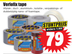  tape aluminium isolatie verpakkingsmateriaal dubbelzijdig foamtape elders 48mm 