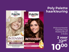  2 1998 palette poly haarkleuring intensive vital care color mokka bruin stuks 10 