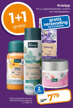  1 2 15 25 250 kneipp geschenksets multipakken verzending artikelen relaxing douche arnica active refreshing eucalyptus ml sugar body scrub oms 