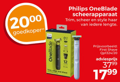  12 20 goedkoper oneblade philips scheerapparaat scheer style haar lengte tim edge and shave 