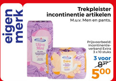  3 10 merk ultra mini trekpleister incontinentie artikelen men pants verband stuks 5 