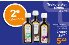  2 250 2e halve trekpleister siroop ml tijm drank 