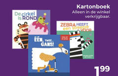  cirkel rond twee kartonboek zebra streepje moor 