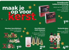  1 2 3 10 15 20 25 ledkerstverlichting lampjes aa batterijen led houten kerstbomen sneeuw cm notenkraker 