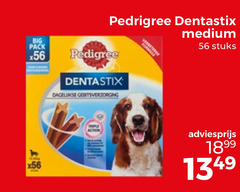  pedrigree dentastix medium big pack pedigree stuks action 