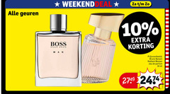  10 30 weekend deal geuren boss hugo man bruno banani radiant woman eau parfum ml 