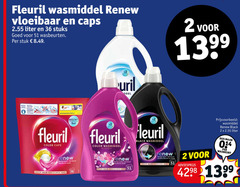  2 36 fleuril wasmiddel vloeibaar caps liter stuks wasbeurten stuk color bloesem all black reinigt nacht vernieuw donkere kleuren wasbeurt zocht vezels zachte deuren gekleurde 