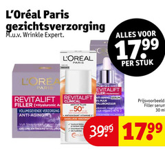  5 30 paris gezichtsverzorging wrinkle expert innovate stuk revitalift filler hyaluronic verzorging anti aging geconcentreerd nti rimpel serum uv fluid 50 antioxidant vitamine dagelijkse donkere onzichtbare puur rimpels ml 