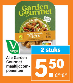  2 garden gourmet vega quick lightly roasted pieces sourcy nutri score stuks 