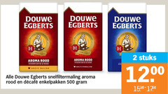  douwe egberts koffie 2 500 meester branders joure aroma rood evenwichtig rond grove maling snelfiltermaling enkelpakken stuks 