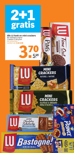  1 2 3 260 430 555 lu koek mini crackers bastogne original pakken varieeren biscuits depuis melkchocolade granenbiscuits time out collection orange san naturel nature tussendoor olijfolie oregano huile le chocolatier scholiertje melk lait 100g kca 5x chocolat ministars prince des win scan boven unique 