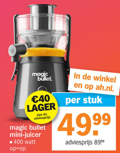  40 400 bullet off mini juicer watt stuk 