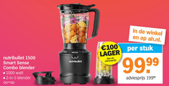  blender 1 2 100 1500 nutribullet smart sense combo watt hello stuk 