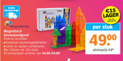  15 6400 magnetisch 3 bouwmogelijkheden leren spelen combineren classic stuks varieeren stuk 