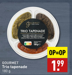  180 finest cuisine trio tapenade zwarte olijven groene tomaten olives tomates schwarze nutri score nettogewicht poids gourmet 