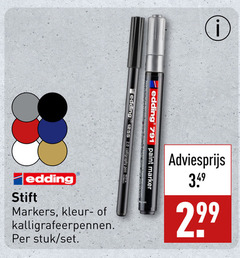  2.0 calligraphy pen edding stift markers kleur stuk paint marker 