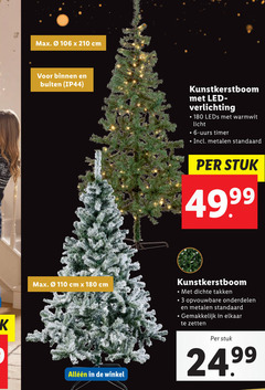  3 6 180 210 cm binnen buiten kunstkerstboom led verlichting warmwit licht timer metalen stuk takken opvouwbare onderdelen 