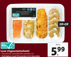  5 28 300 kweek gecertificeerd asc-aqua.org luxe vis gourmetschotel gemarineerde pangasius garnalen visgourmetschotel ge gevuld december 5.99 