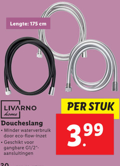  2 lengte cm livarno home doucheslang waterverbruik eco flow inzet gangbare g1 aansluitingen stuk 3.99 