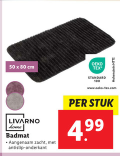  50 80 100 cm hohenstein standard livarno home badmat zacht antislip stuk 